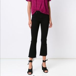 Rag & bone flared cropped jean